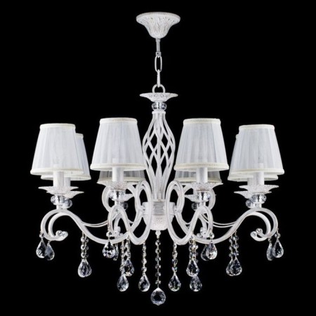 Maytoni ARM247-08-G, 8HE14, 40W, 72x72x119 cm, white color with gold-4