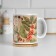 Sublimation mug "Coffee turns the day into good", with application