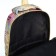 School backpack from textile 2 department on lightning, 4 pockets, yellow color