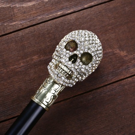 Souvenir product cane with a dagger, a blade 30cm, a knob tan.-1