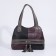 Bag-tout on zipper, dark red color