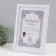 Photo frame Plastic format A4 "Waves" White 32.3x23.6x1 cm