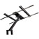 Kromax Atlantis-120 Black 40 "-100" Max. 121kg wall rotation and 100471
