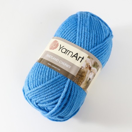 Gingerbread "SheTland Chunky" 50% acrylic, 50% wool 150m/100g (626 dark blue)-1