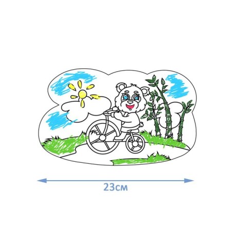 Developing puzzle "Funny animals", 4 puzzles, 2 in 1-2