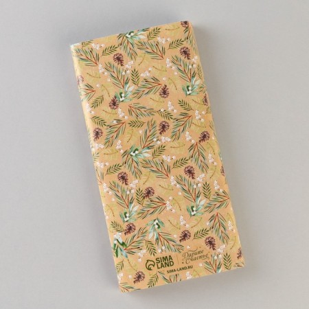 Wrap for chocolate "New Year's Wreath", 18.2 x 15.35 cm, New Year-2
