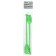 Bulas for rhythmic gymnastics inserted Grace Dance, 35 cm, green color
