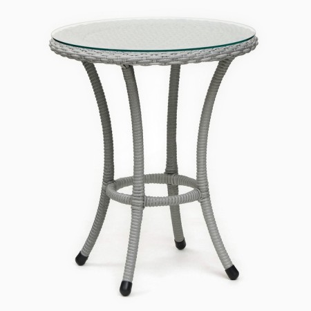 Sadovy table of artificial rattan 60x75cm gray