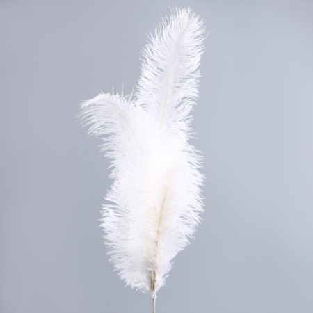 Decor of feathers "Fountain" on the leg, height - 70 cm-4