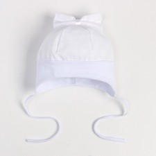Children's hat, white color, size 44-46
