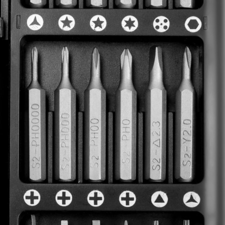 Set for accurate work of the tundra, steel S2, 25 items-8