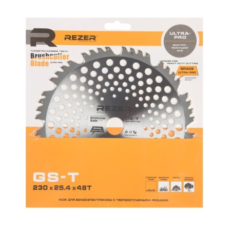 Disk for REZER GS-T ULTRA-PRO, 230x25.4 mm, 48 teeth, 1.3 mm thick-3