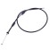 Brake cable for gasoline vehicles