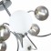 Ceiling EVOLUCE lamp. Sle220912-08. FORMAE. 8x5 watts, G9, 4000k, 79x79x38 cm, chromium color