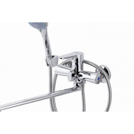 FAUZT FZS-240-B101 bath mixer, single-leaf, pour 330 mm, watering can, chrome-1