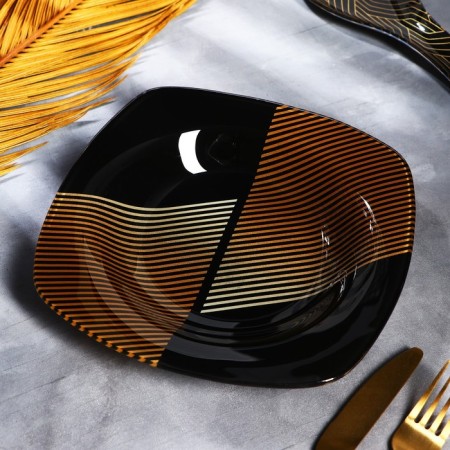 Deep plate "Geometry", 20 cm-1
