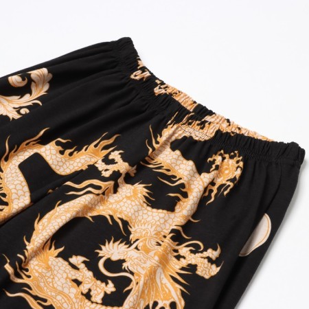 Female set (robe/top/pants), black color, size 44-13