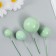 Decor for creativity "Mint balls" d = 2; 3; 3.5 and 4 cm set 20 pcs