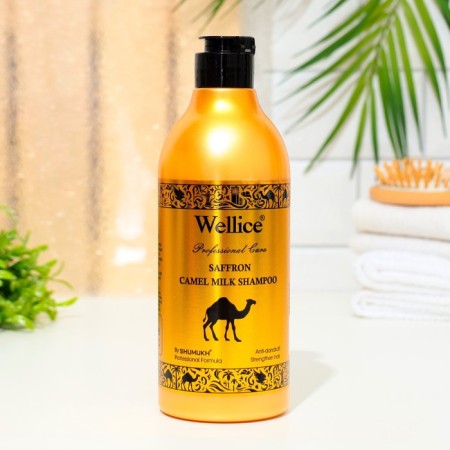 Professional shampoo with a camel and saffron milk, 520 ml-1