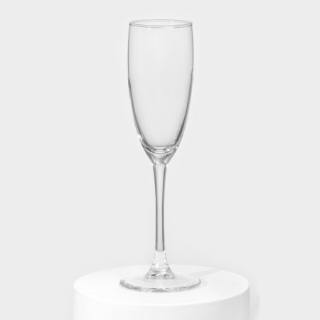 Set of glass glasses for champagne "Etalon", 170 ml, 6 pcs-1