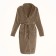 Lovelife "Cozy" robe color gray-brown, size S, microfiber, 100% p/e, 250 g/m2