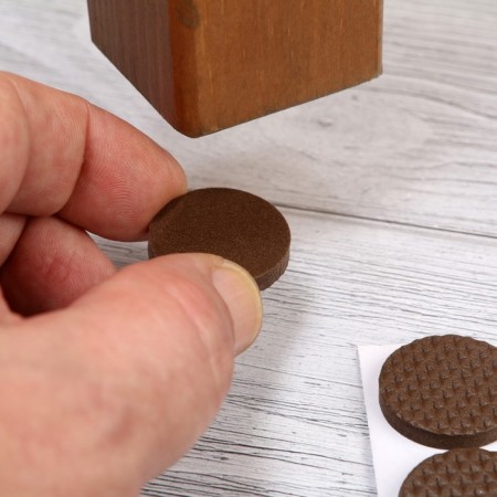 Laying furniture round tundra, d = 25 mm, 18 pcs., Polymer, brown-8
