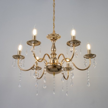 Maldiva chandelier 6he14 40W gold 62x62x32-82cm Bayerlux-2