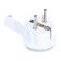 Invivers-invisible fork, 16 a, with salary, white