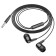 Hoco M97 headphones, wired, vacuum, microphone, 1.2 m, black