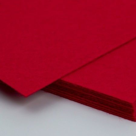 Hard felt 1 mm 20x30 cm T. red-2