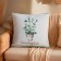 Decorative pillowcase "Ethel" Eucalyptus (type 2), 48 x 48 cm, 100% cotton