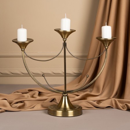 Climber Metal "Duke", 3 candles, 44 x 14 x 24 cm-5
