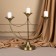 Climber Metal "Duke", 3 candles, 44 x 14 x 24 cm