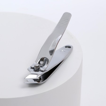 Kusachki - Mesipser manicure, mowed blade, 6 cm, packing 24 pcs in a box, silver color-1