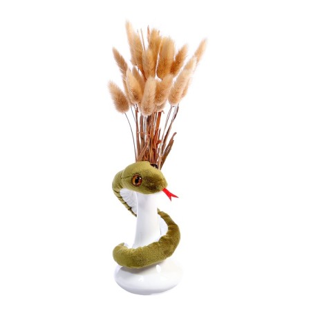 Soft toy "Snake", green color, 40 cm