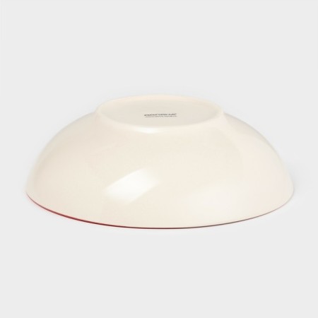 The plate deep New Year's share "Nordik", 750 ml, d = 18.5 cm, beige color-2