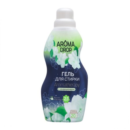 Washing gel 2 in 1 AROMA Drop Aromatherapy "Jasmine and Vetiver", 1000 g