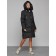 Coat insulated winter female, size 44, black color