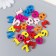 Beads for creativity wood "numbers" set 30 pcs 1.5x1.5x0.3 cm