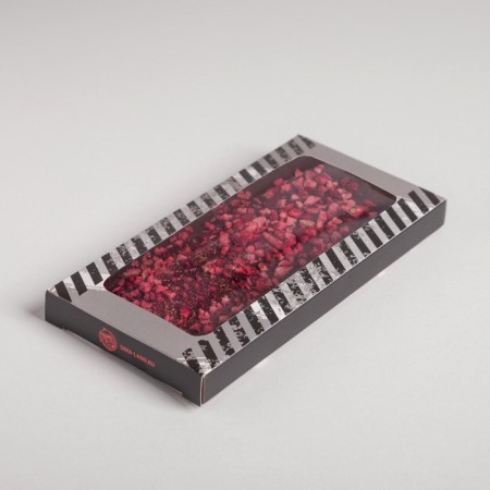 Chocolate box, confectionery packaging, “real man”, with a window, 17.3 x 8.8 x 1.5 cm-1