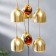 Music of wind metal "Fish" 7 bells mix 37x6.5x6 cm