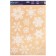 Window sticker "flickering snowflakes", reusable, 33 x 50 cm, new year