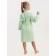 Waffle children's robe "kimono", size 32, mint color
