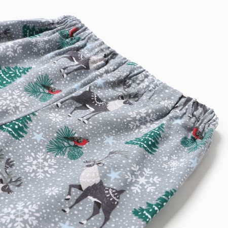 Pajamas for a boy, gray color, height 110 cm-7