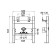 OLI 618547 installation, for bidet, fastening