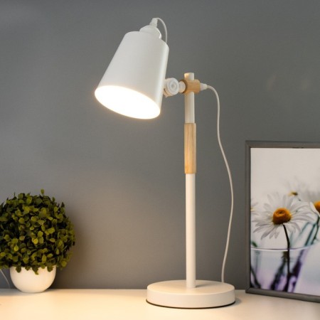 Burton table lamp E27 40W white 17.5x17.5x54 cm Risalux-1