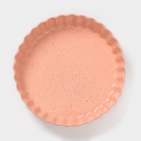 Baking form Borisov ceramics "Flamingo", 2.5 ml, 28 × 6 cm, ceramics, pink-1