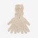 Female gloves, beige color, size 18