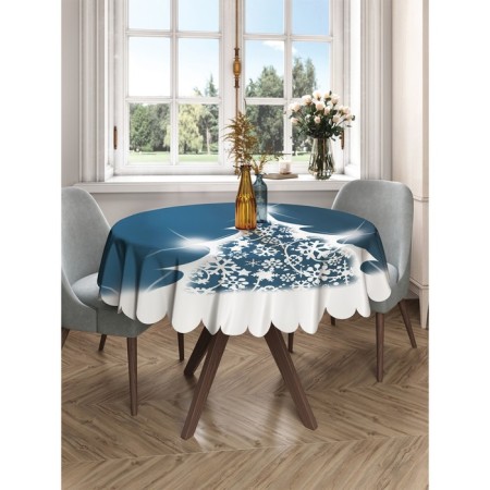 The tablecloth “Snow spruce”, round, Saten, d = 150 cm-2