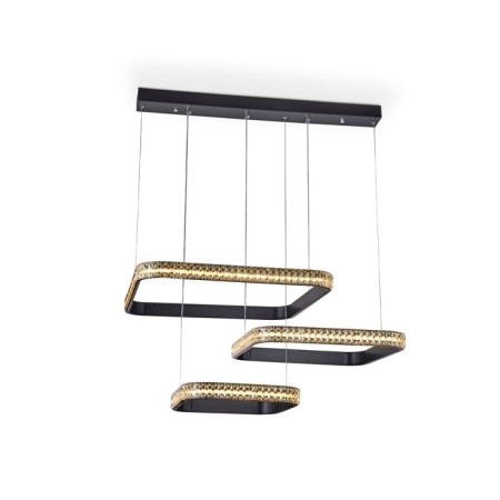 LED LED suspension with the Ambrella Light, Original, Fa6166, LED, 105 W, 7875LUM, 3000-6400K, Black Black Color-4
